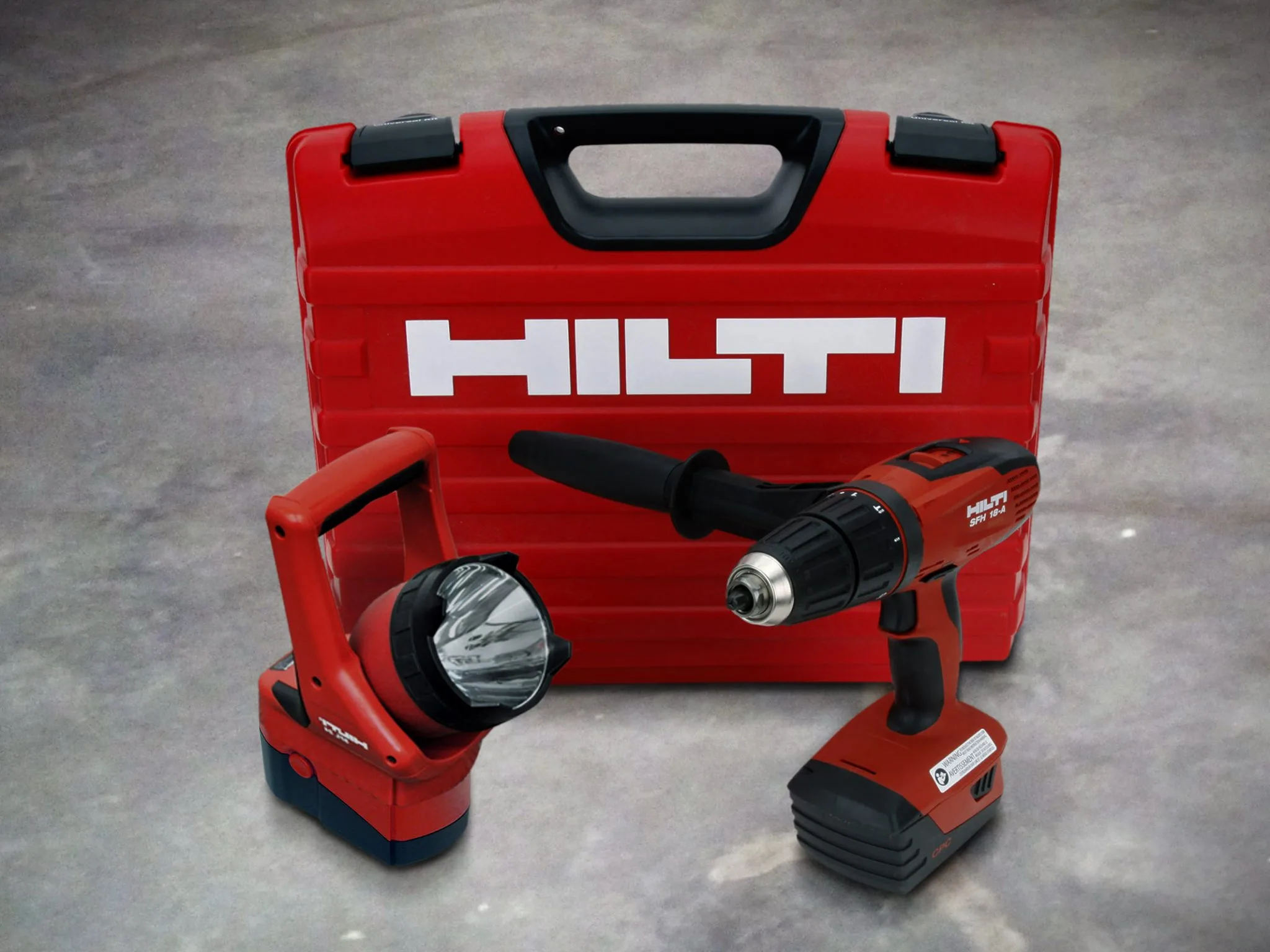 24 Volt cordless flashlight