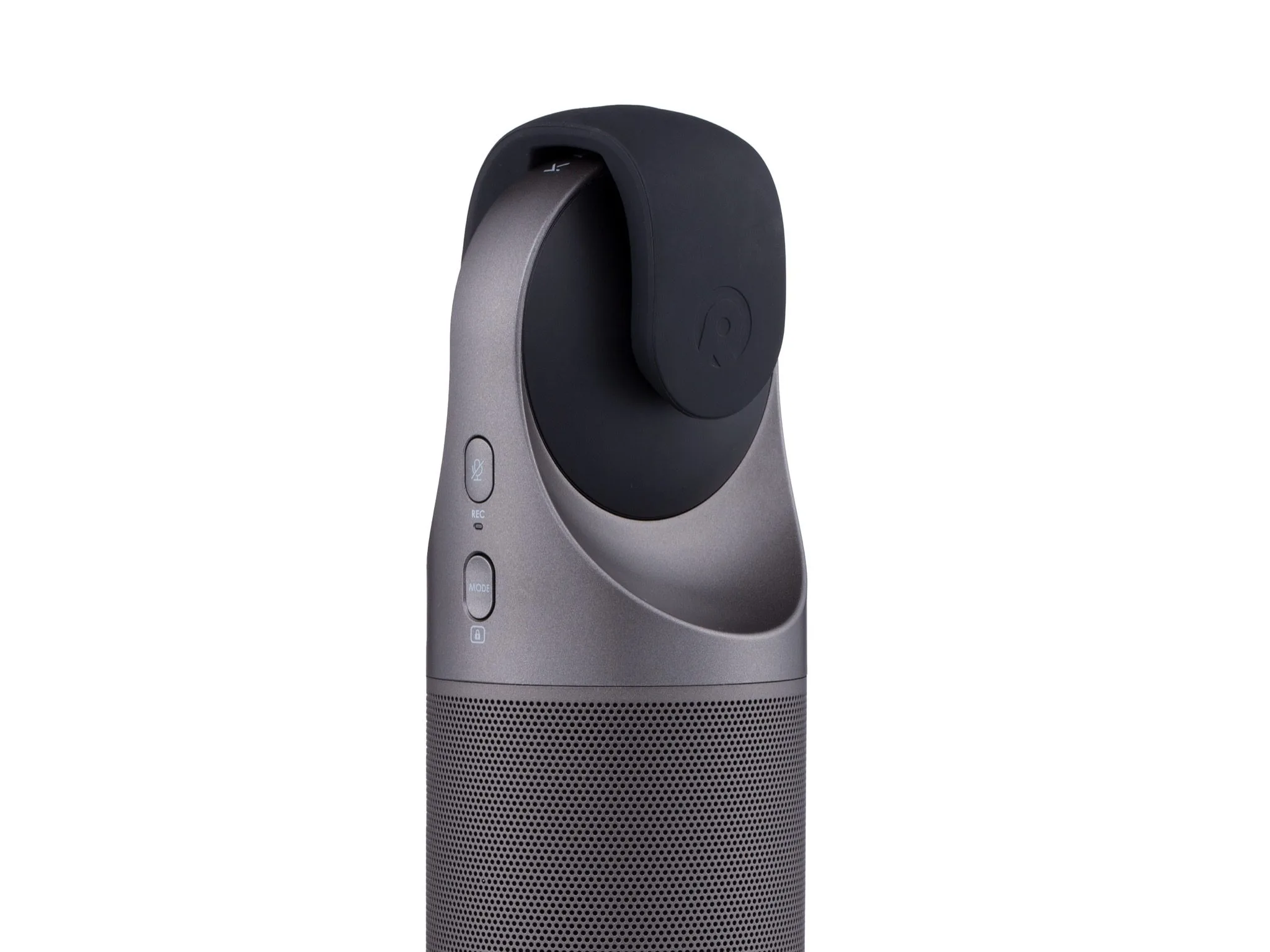 Meeting Pro 360, rear view showing mute, record and mode buttons