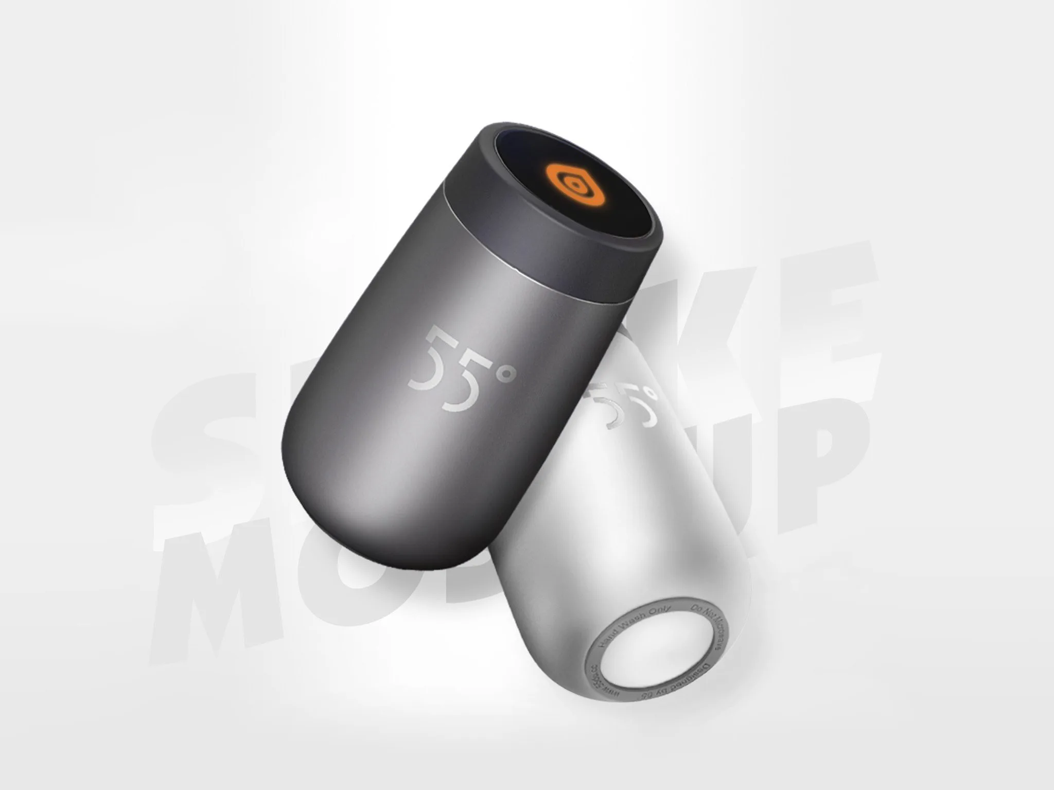 Moscup in smoke grey, showing the base